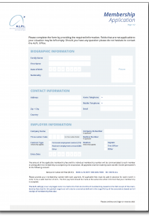 ALPL Membership Application Form 2